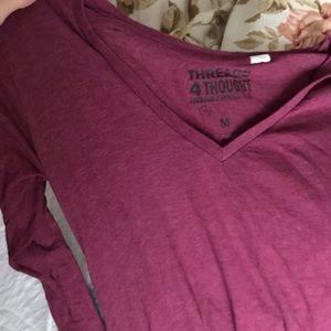 Threads for Thought Long Sleeve in Burgundy